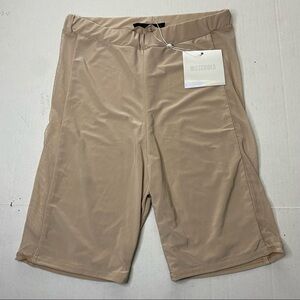 Missguided High Waist Nude Cycling Shorts NWT Size: 6